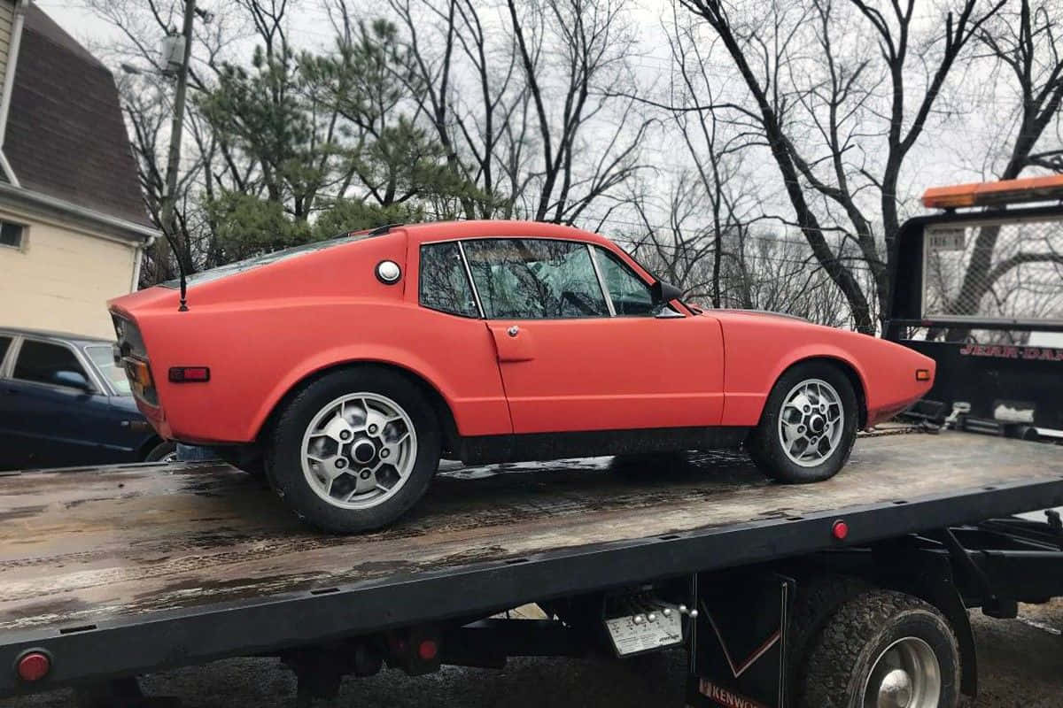 A Classic Saab Sonett Coupe In Full Glory Wallpaper