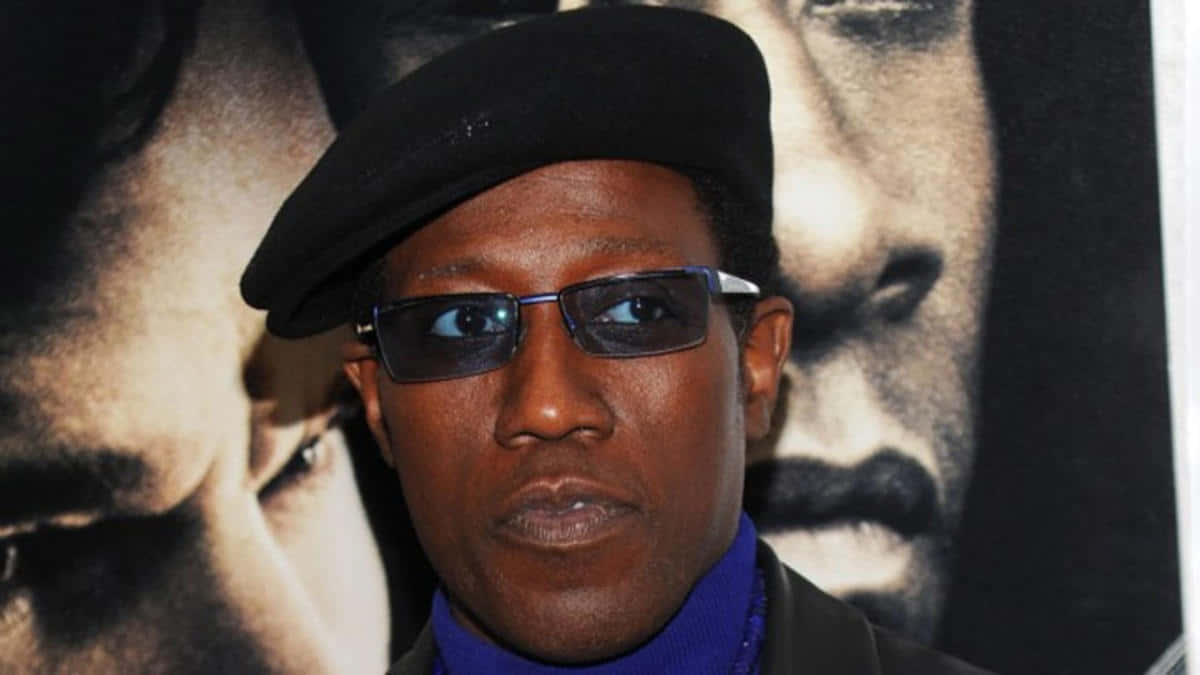 A Close-up Shot Of The Talented Wesley Snipes Wallpaper