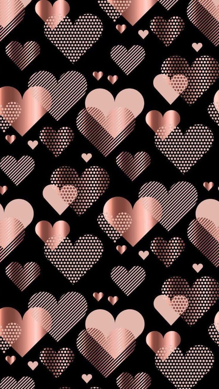 A Collection Of Cute Hearts Wallpaper