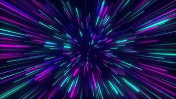 A Colorful Light Burst On A Black Background Wallpaper