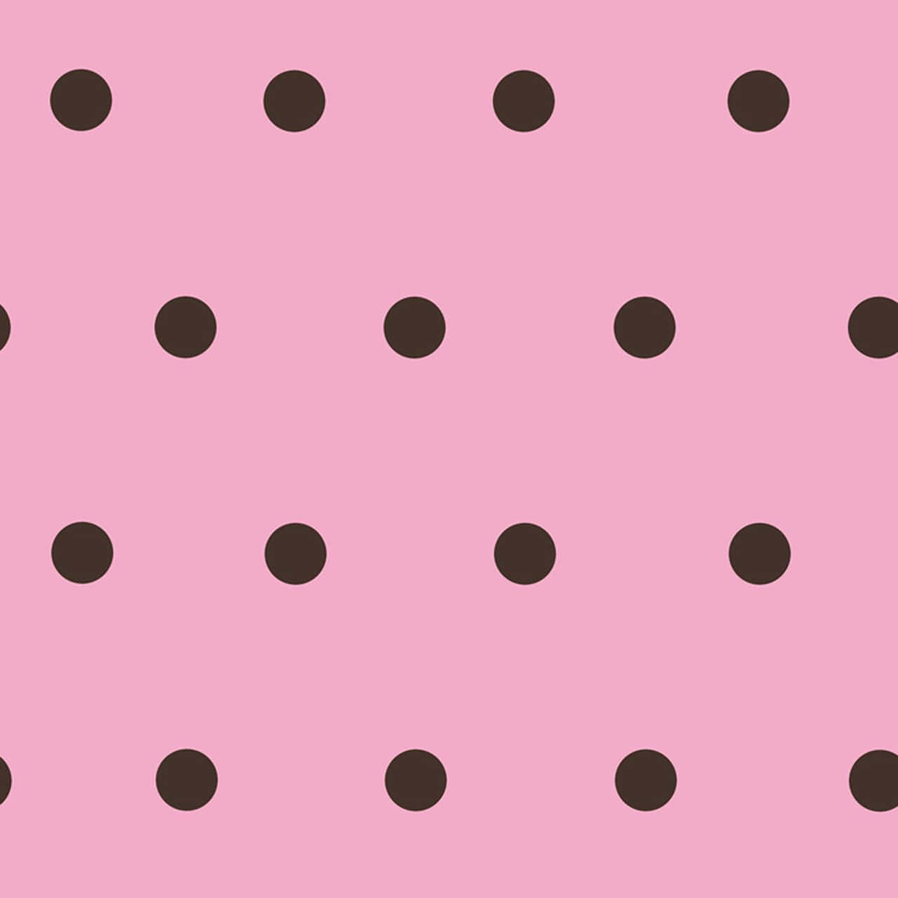 A Cozy And Cute Pink And White Polka Dot Background Wallpaper