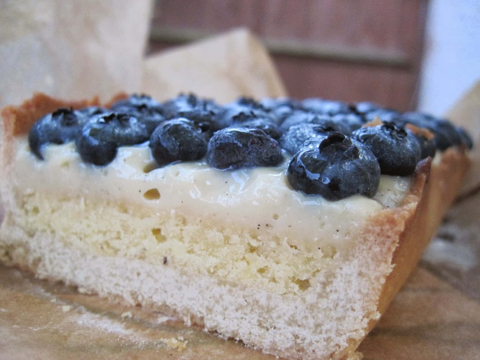 A Delicious Blueberry Tart For Any Special Occasion. Wallpaper