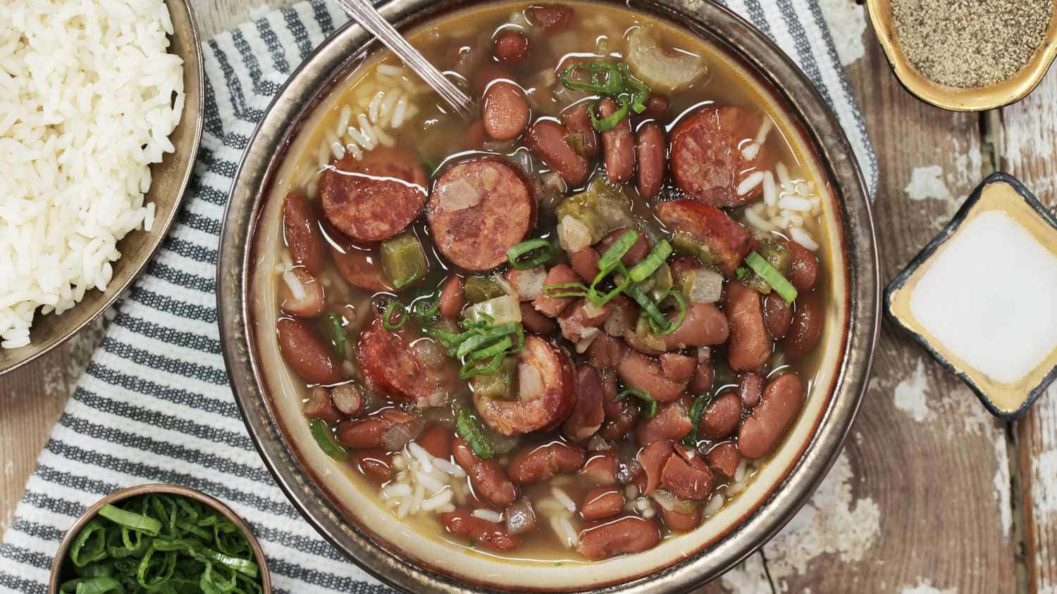 A Delicious Bowl Of Red Beans Wallpaper