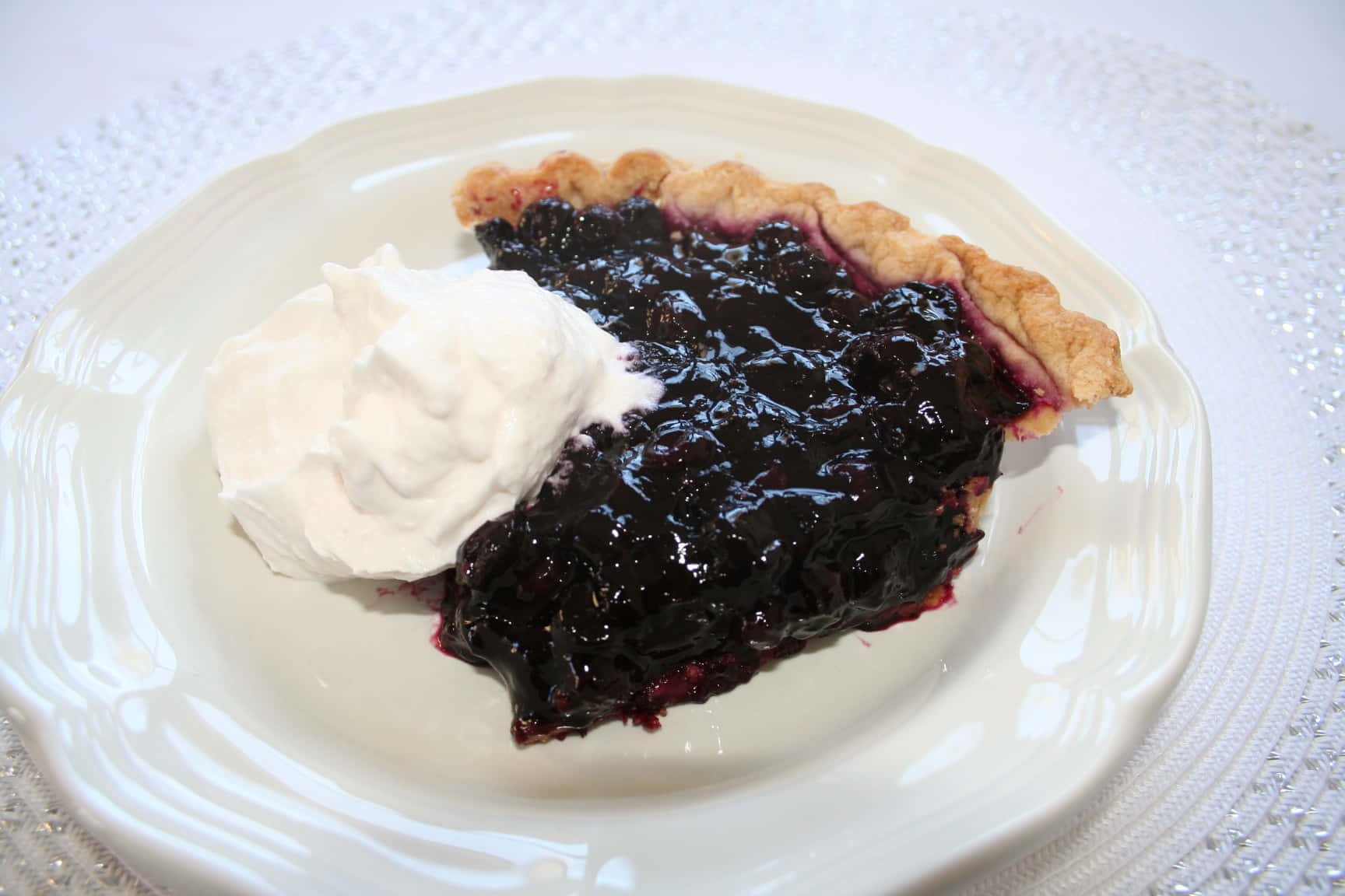 A Delicious Homemade Blueberry Pie Hot Out Of The Oven. Wallpaper