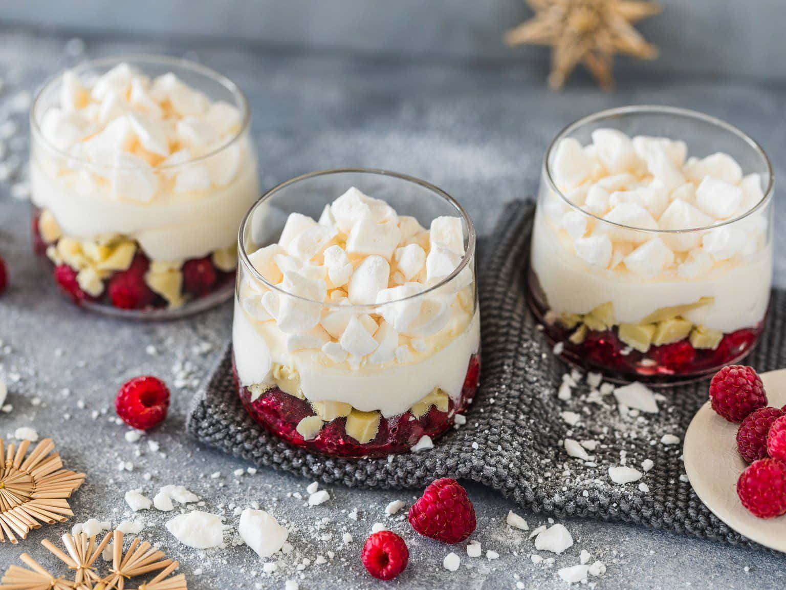 A Delicious Variety Of Winter Desserts Wallpaper