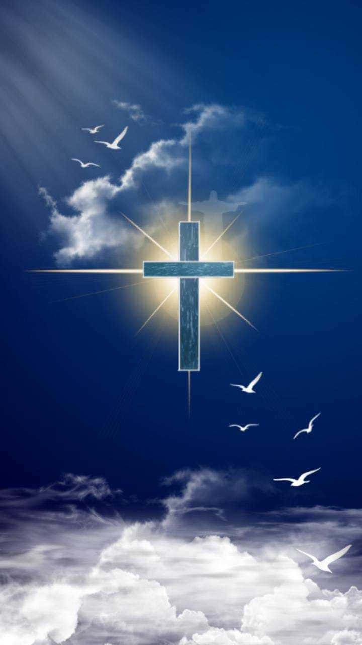 A Delightful Cross, Bringing Hope And Comfort Wallpaper