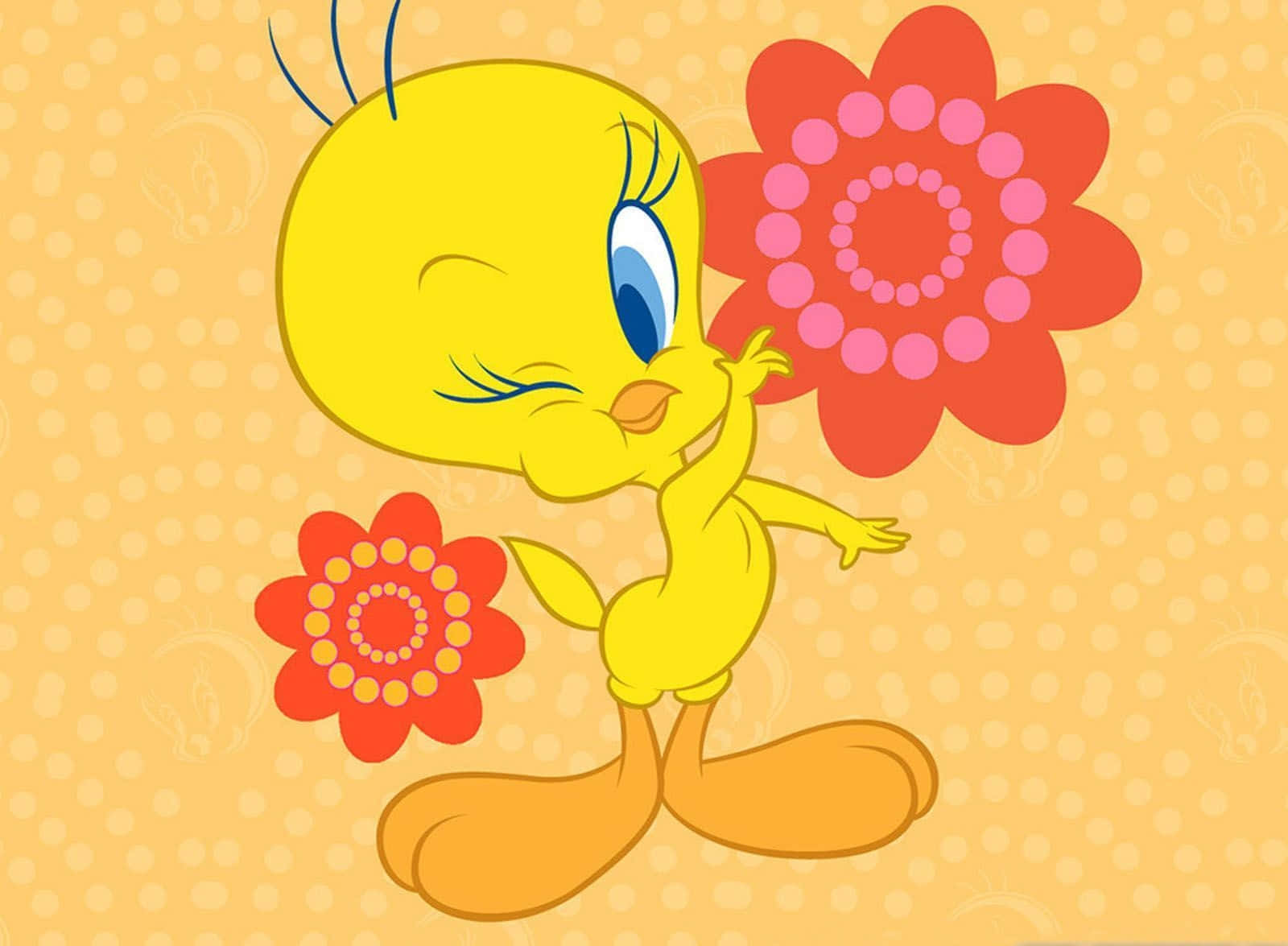 A Delightful Scene Of Tweety Bird Wallpaper