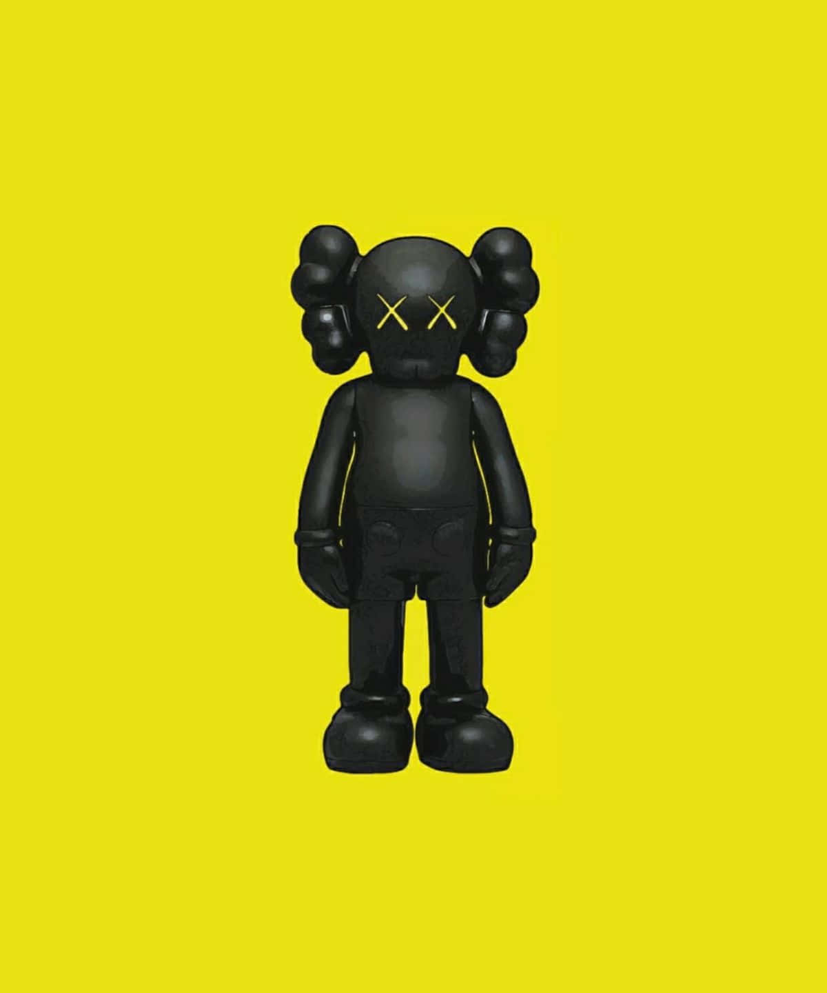 A Diverse Collection Of Kaws Figures On Display Wallpaper