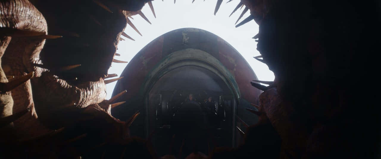 A Fearsome Sarlacc Pit Looms Ahead, Ready To Consume Any Victims! Wallpaper