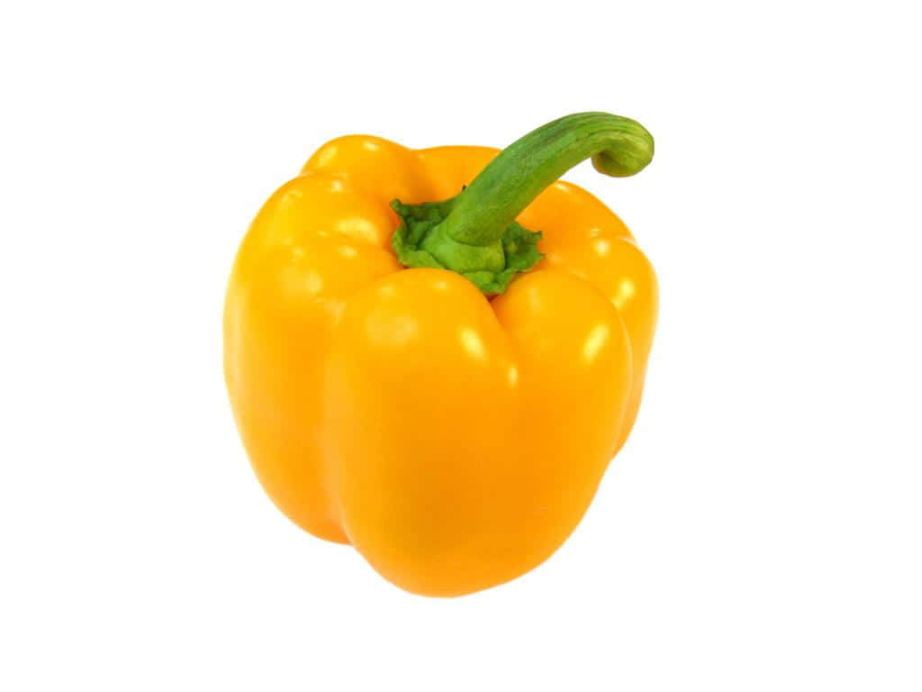 A Fresh And Vibrant Yellow Bell Pepper Wallpaper