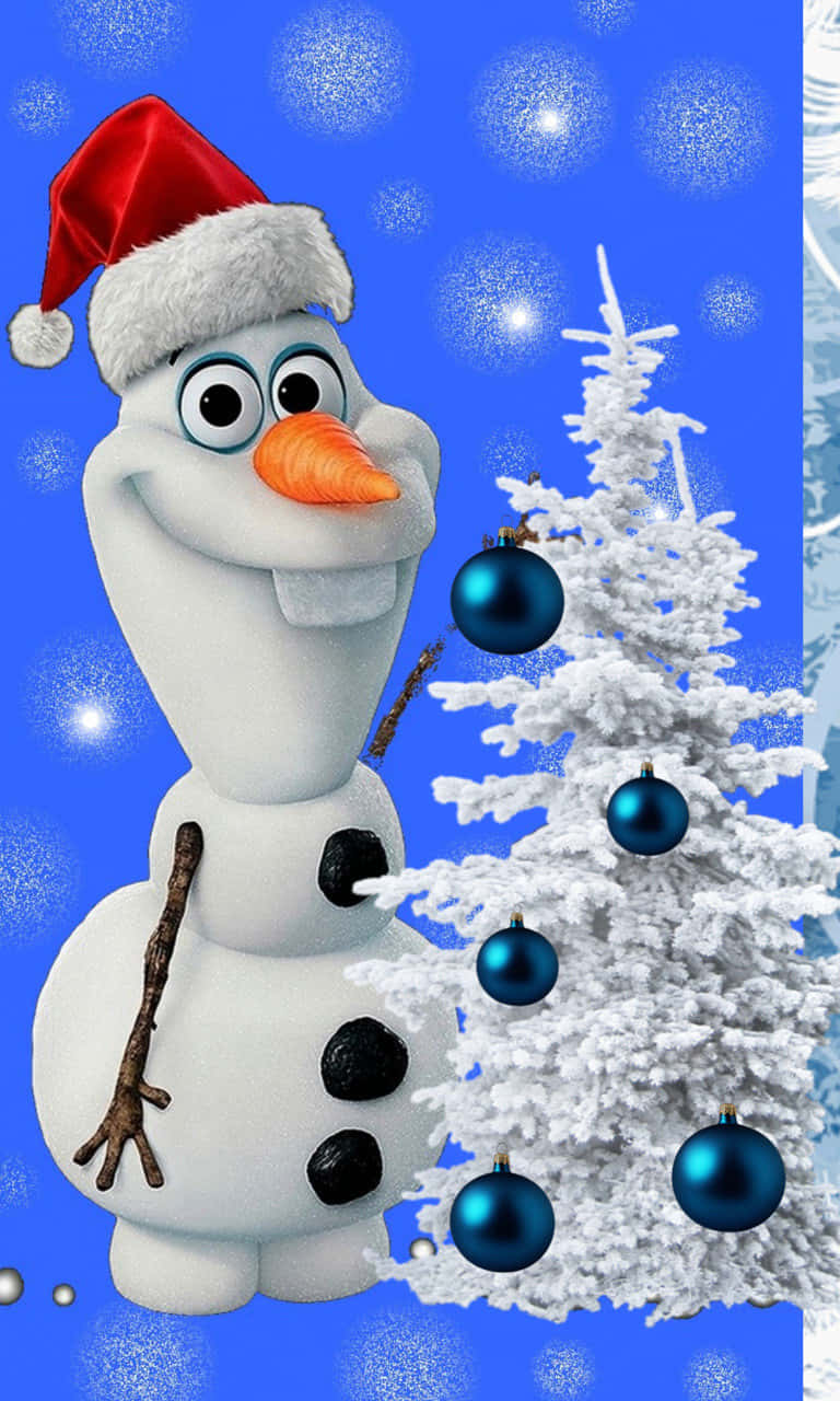 A Friendly Olaf Wallpaper