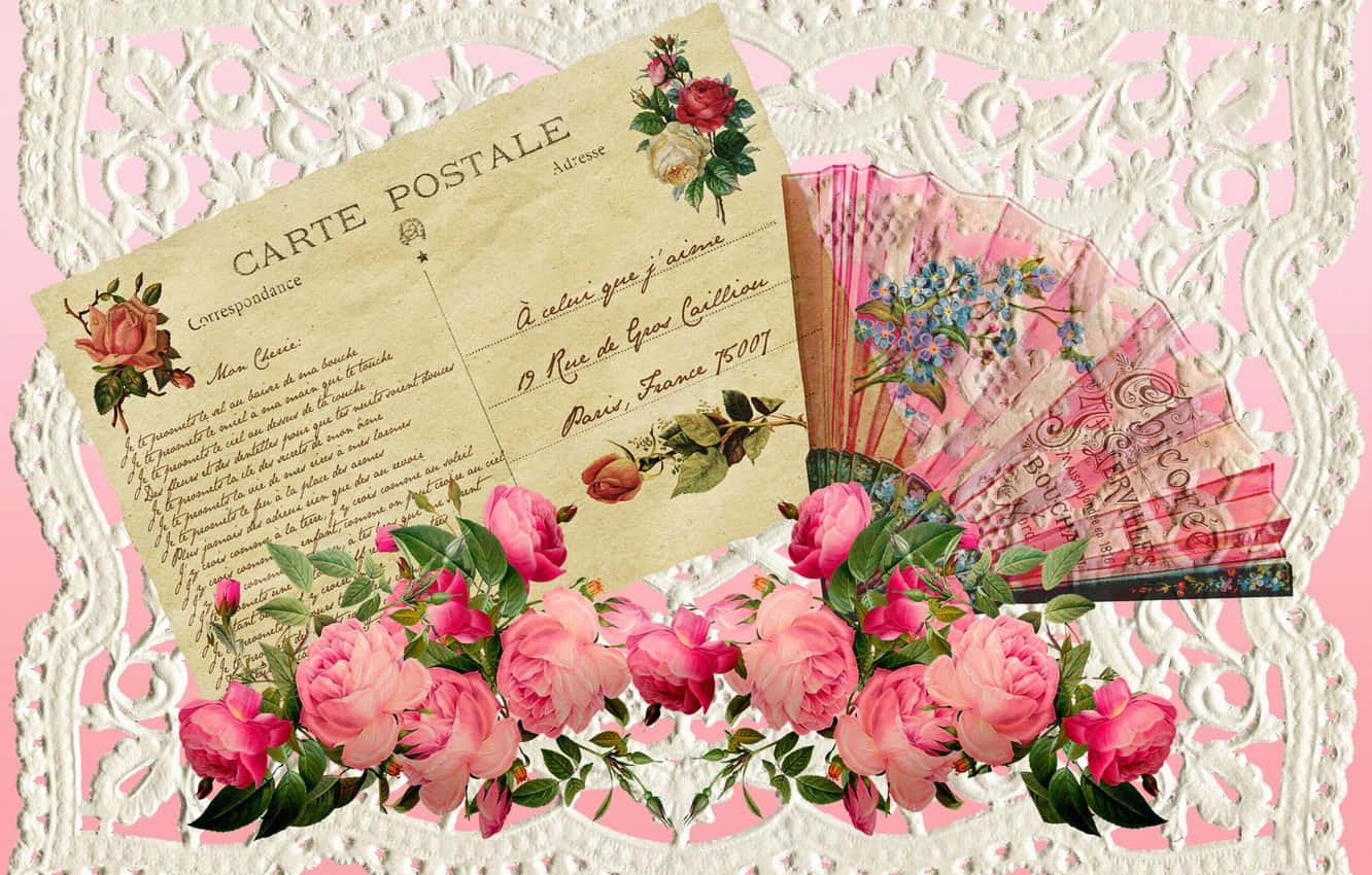 A Glimpse Into History - Vintage Postcards Collection Wallpaper