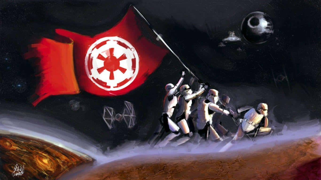 A Glimpse Of The Powerful Galactic Empire Wallpaper