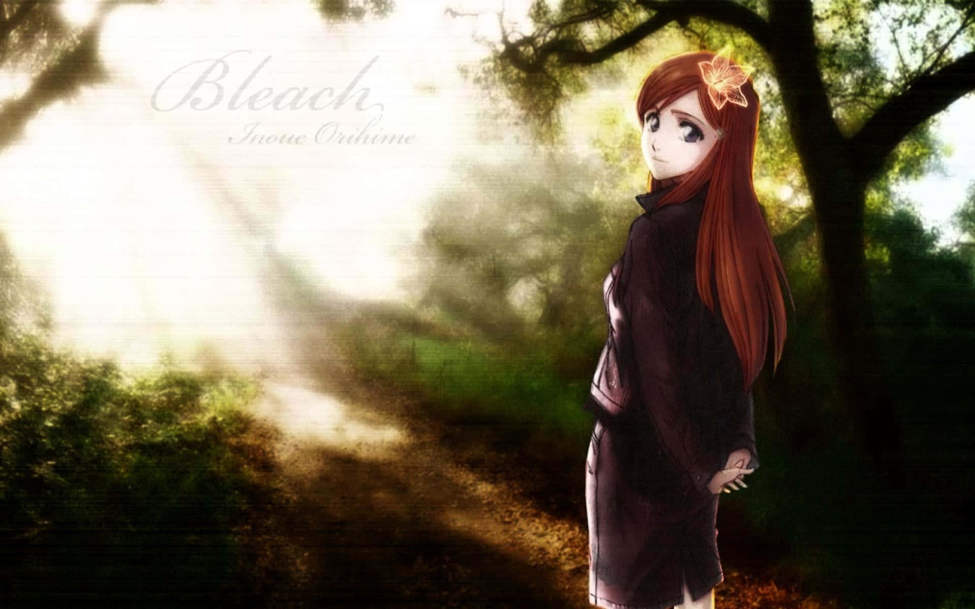 A Gorgeous Portrait Of Orihime Inoue Wallpaper