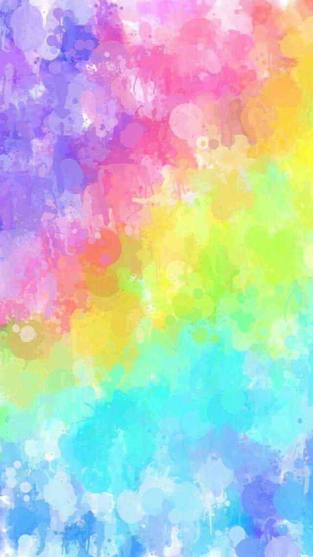 A Gradient Of Soft Pastel Colors Transition Into One Another In A Gradient, Blurring The Line Between Each Hue. Wallpaper