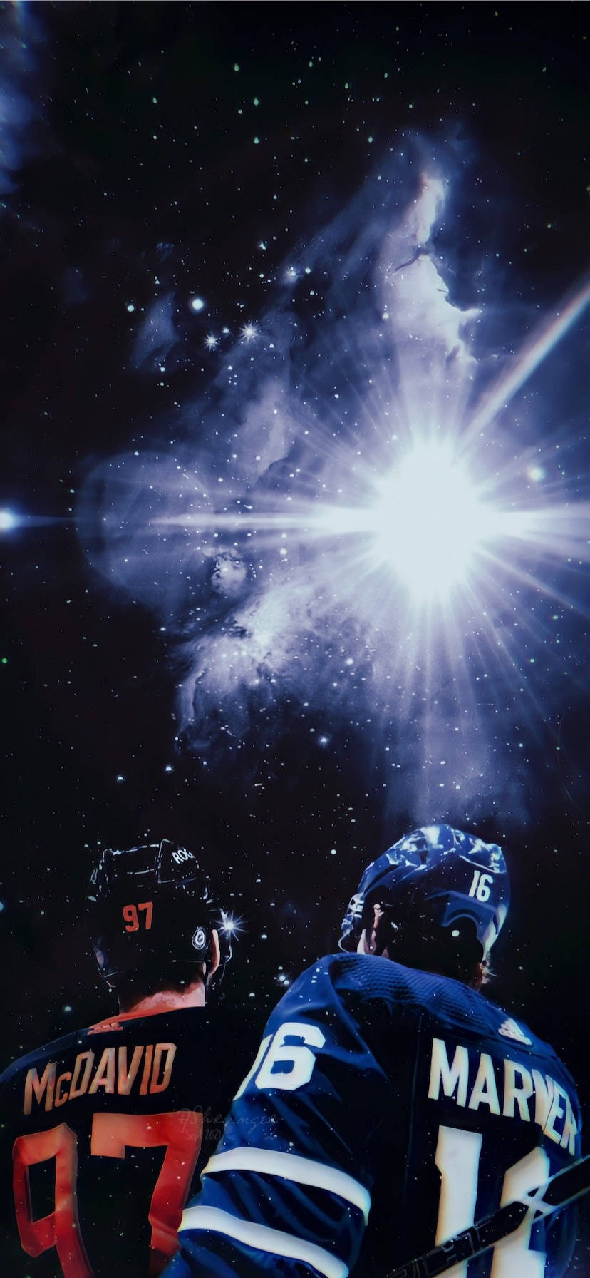 A Graphic Art Design Of Connor Mcdavid Wallpaper