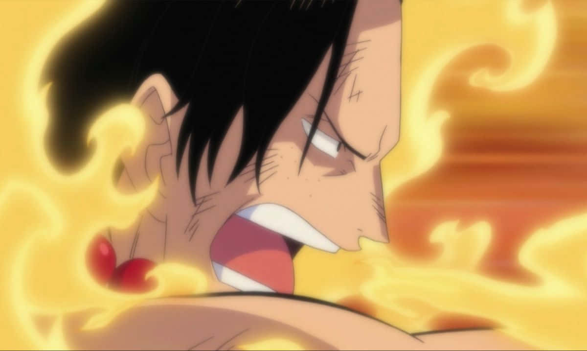 A Heartbreaking Moment In One Piece - Ace's Death Wallpaper