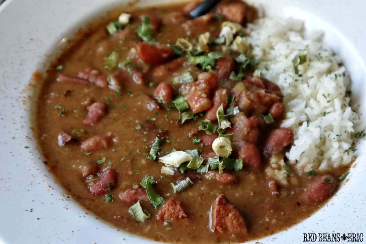 A Hearty Bowl Of Red Beans Wallpaper