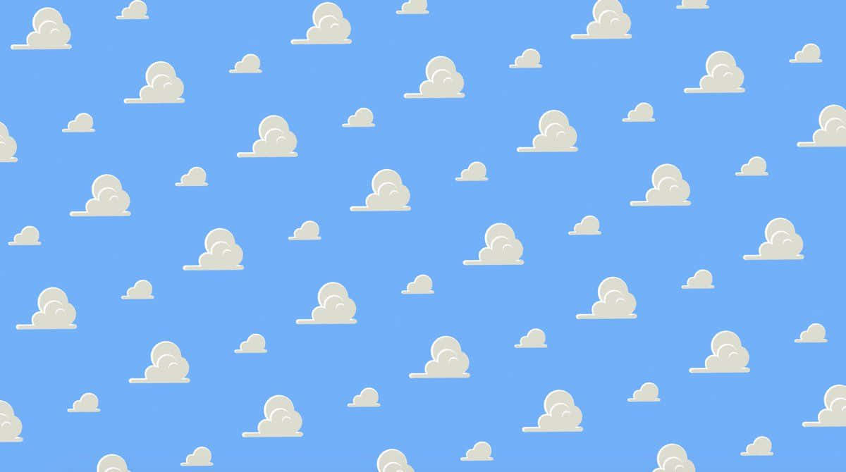 A Look At The Magical World Of Toy Story In The Clouds. Wallpaper