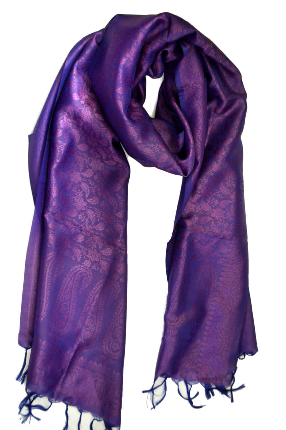 A Luxurious Purple Silk Scarf Wallpaper