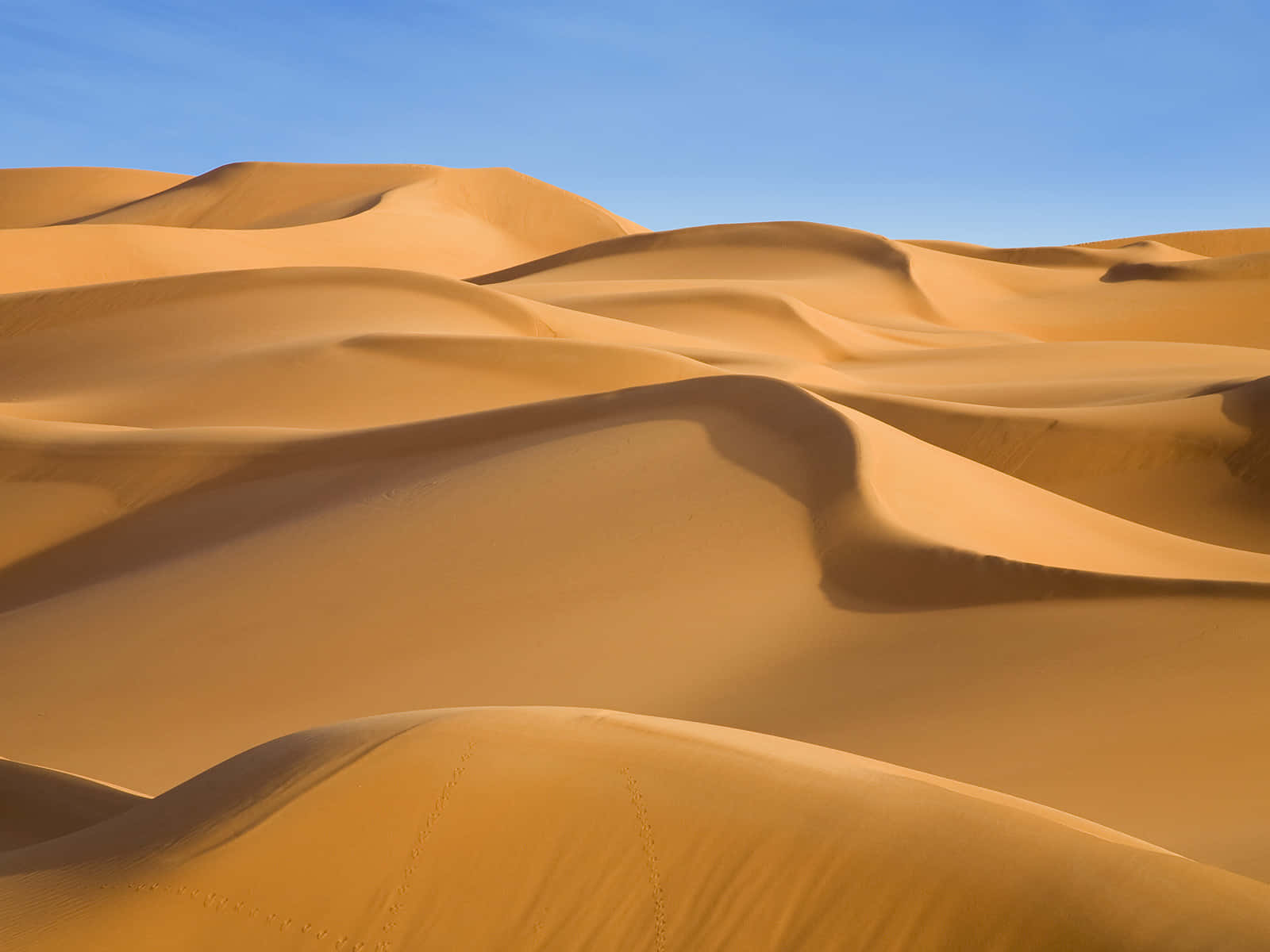 A Majestic View Of Sand Dunes Wallpaper