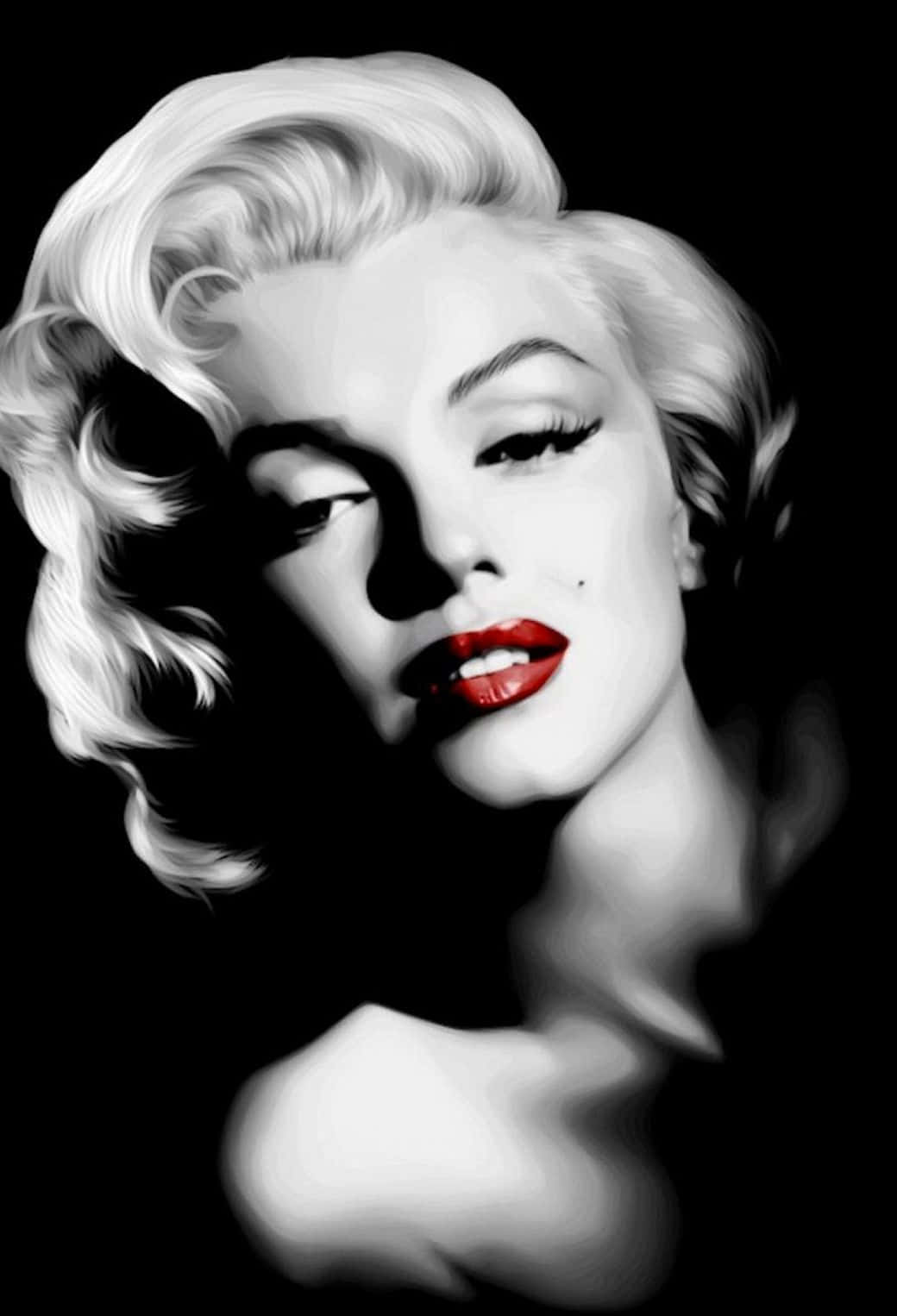 A Marilyn Monroe Themed Iphone Wallpaper