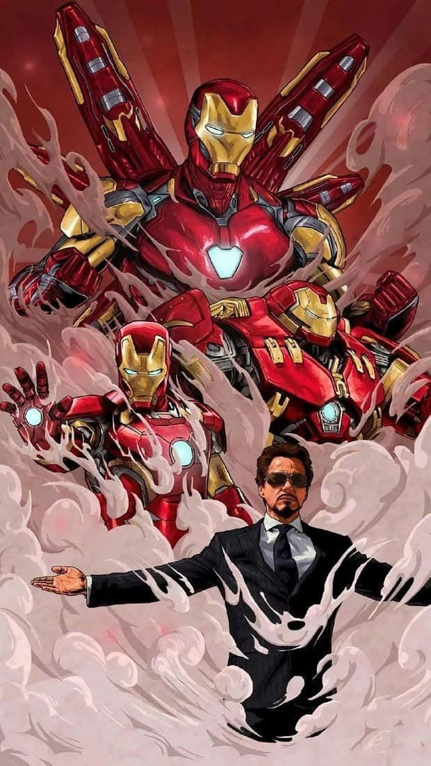 A Marvelous Fan Art Creation Featuring Iron Man Wallpaper