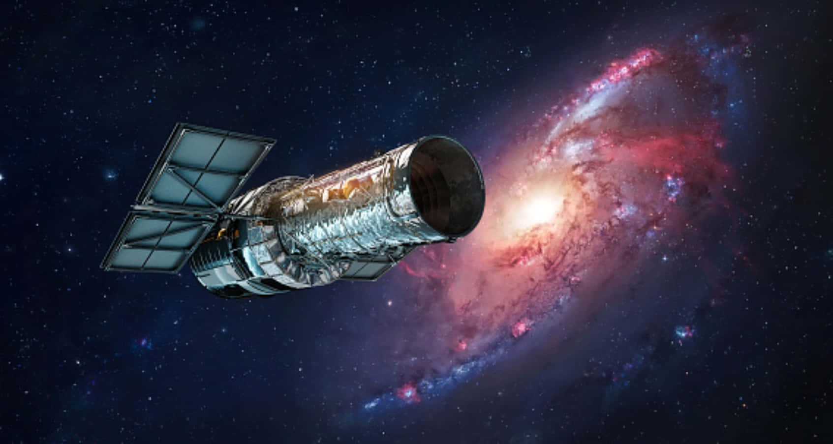 A Mesmerizing View Of The Universe Captured By The Hubble Space Telescope Wallpaper