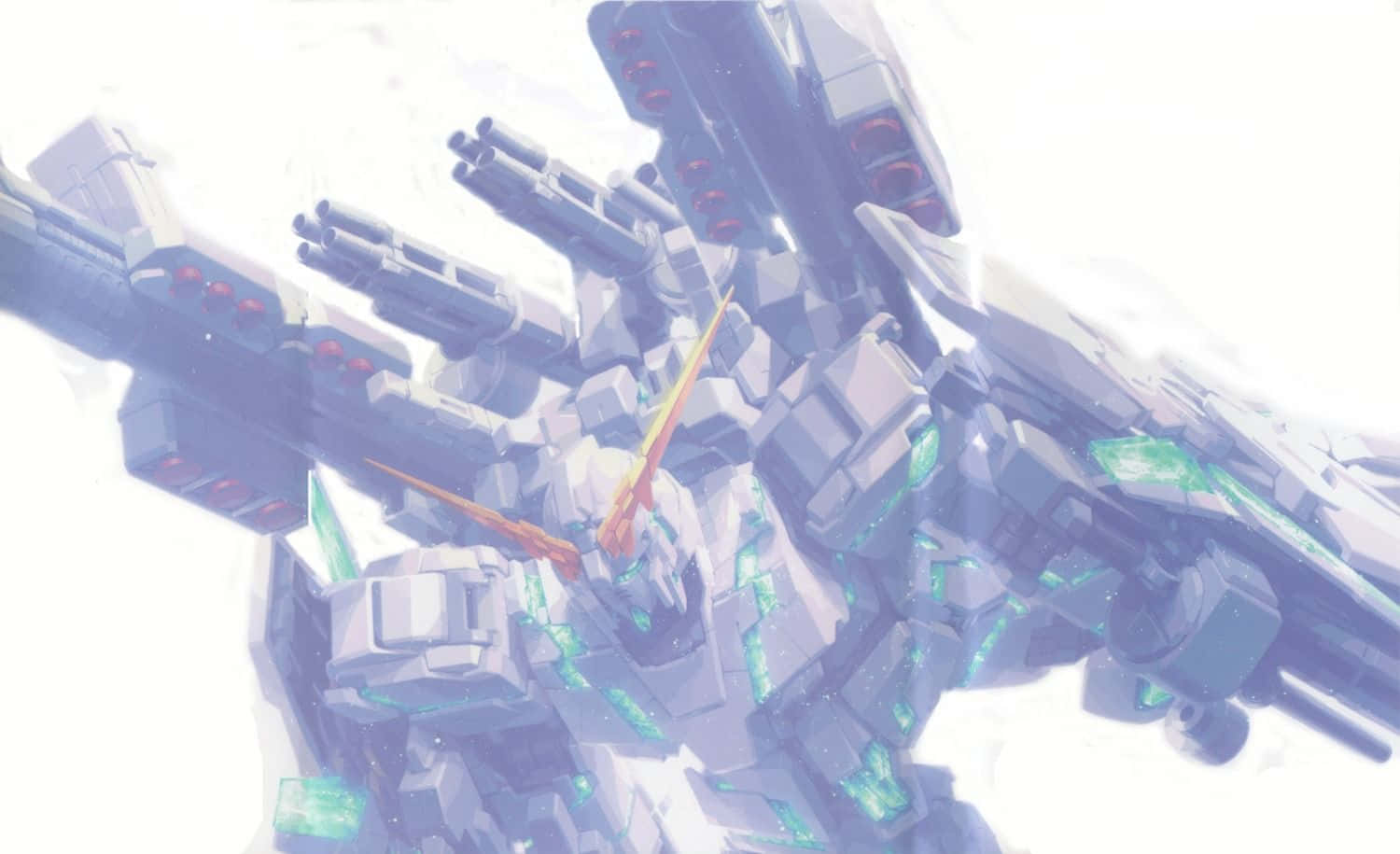 A Mobile Suit From The Gundam Universe - The Rx-0 Gundam Unicorn Wallpaper