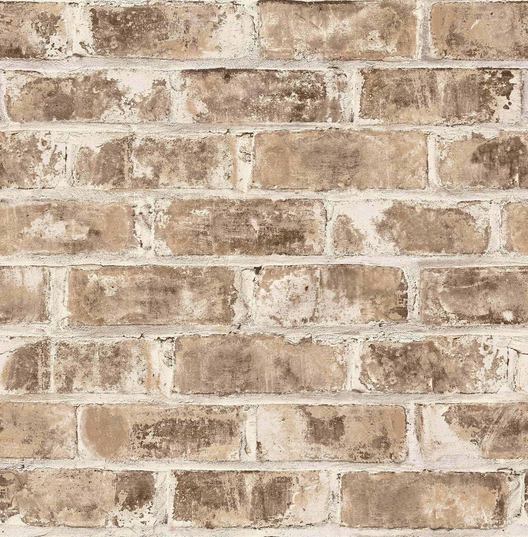 A Modern Brown Brick Wall With A Textured Pattern Wallpaper