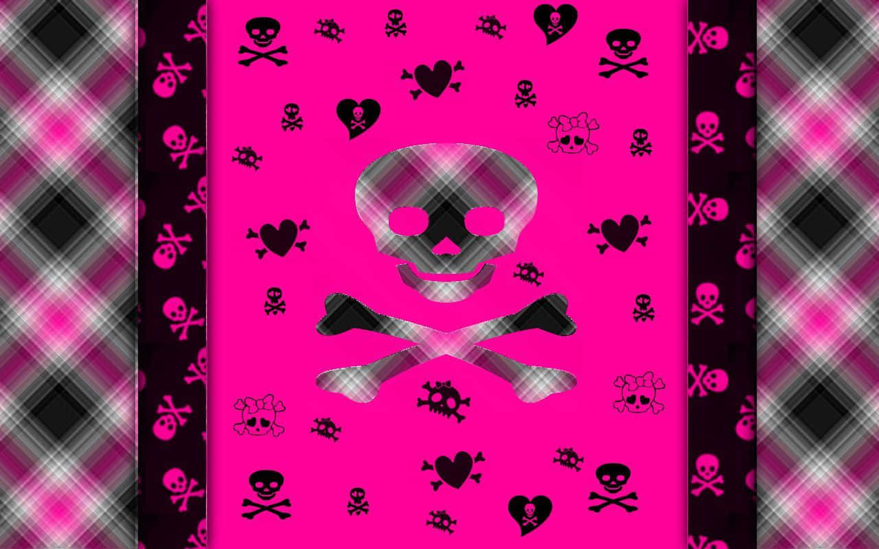 A Mystical Pink Skull Wallpaper