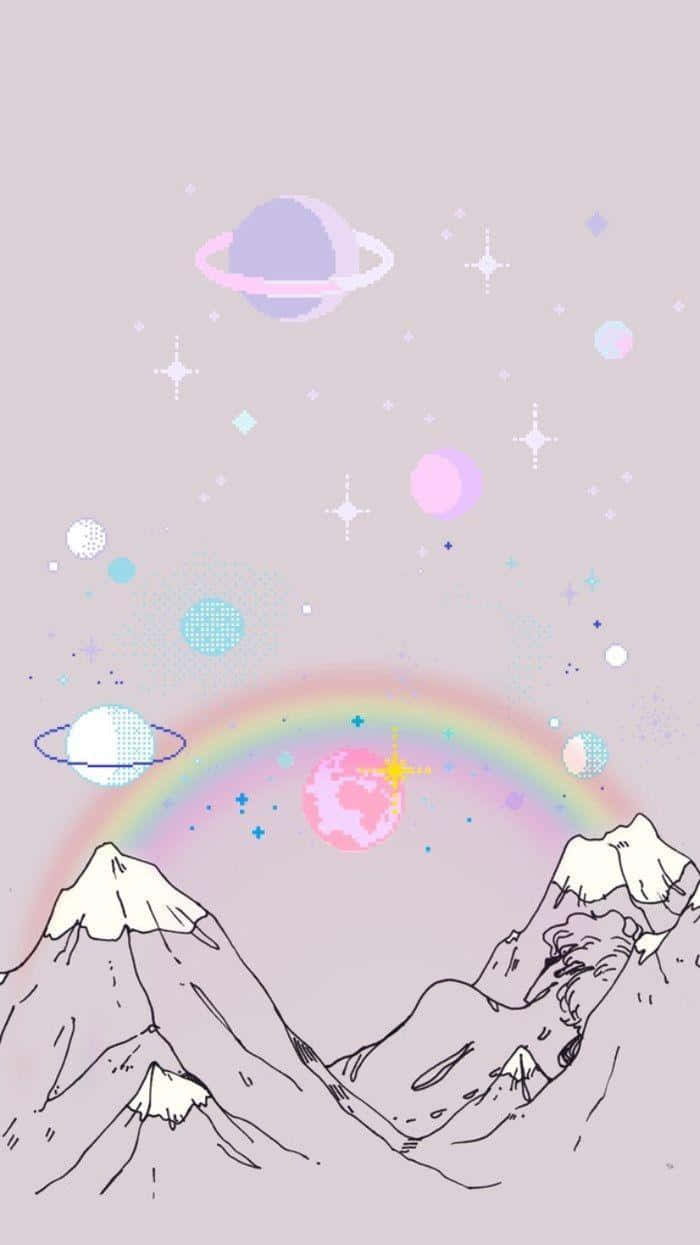 A Peaceful Moment Of Kawaii Anime Aesthetic Wallpaper