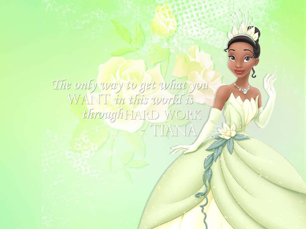 A Picture Of The Beloved Princess Tiana Wallpaper