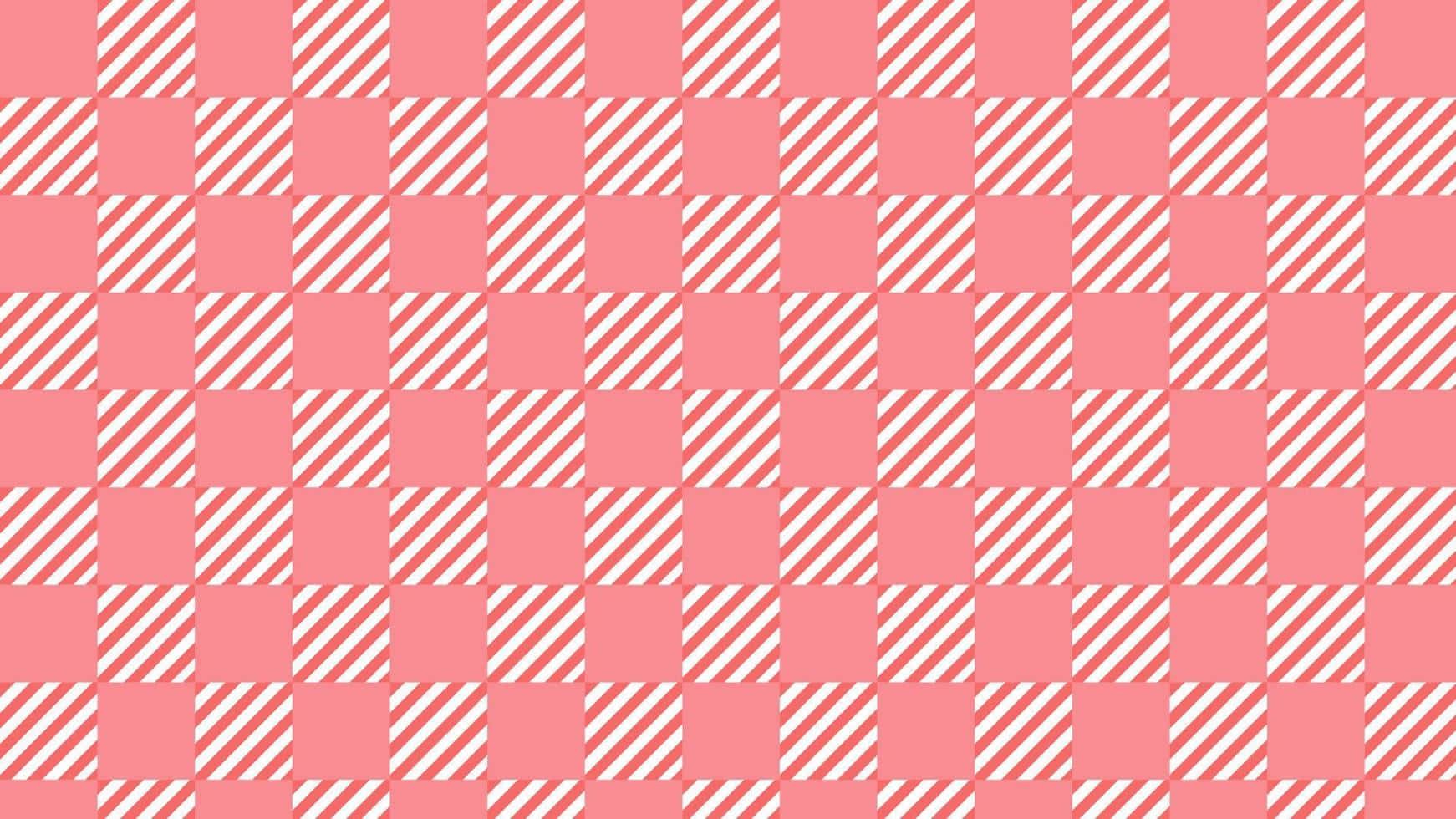 A Pink And White Checkered Pattern Wallpaper