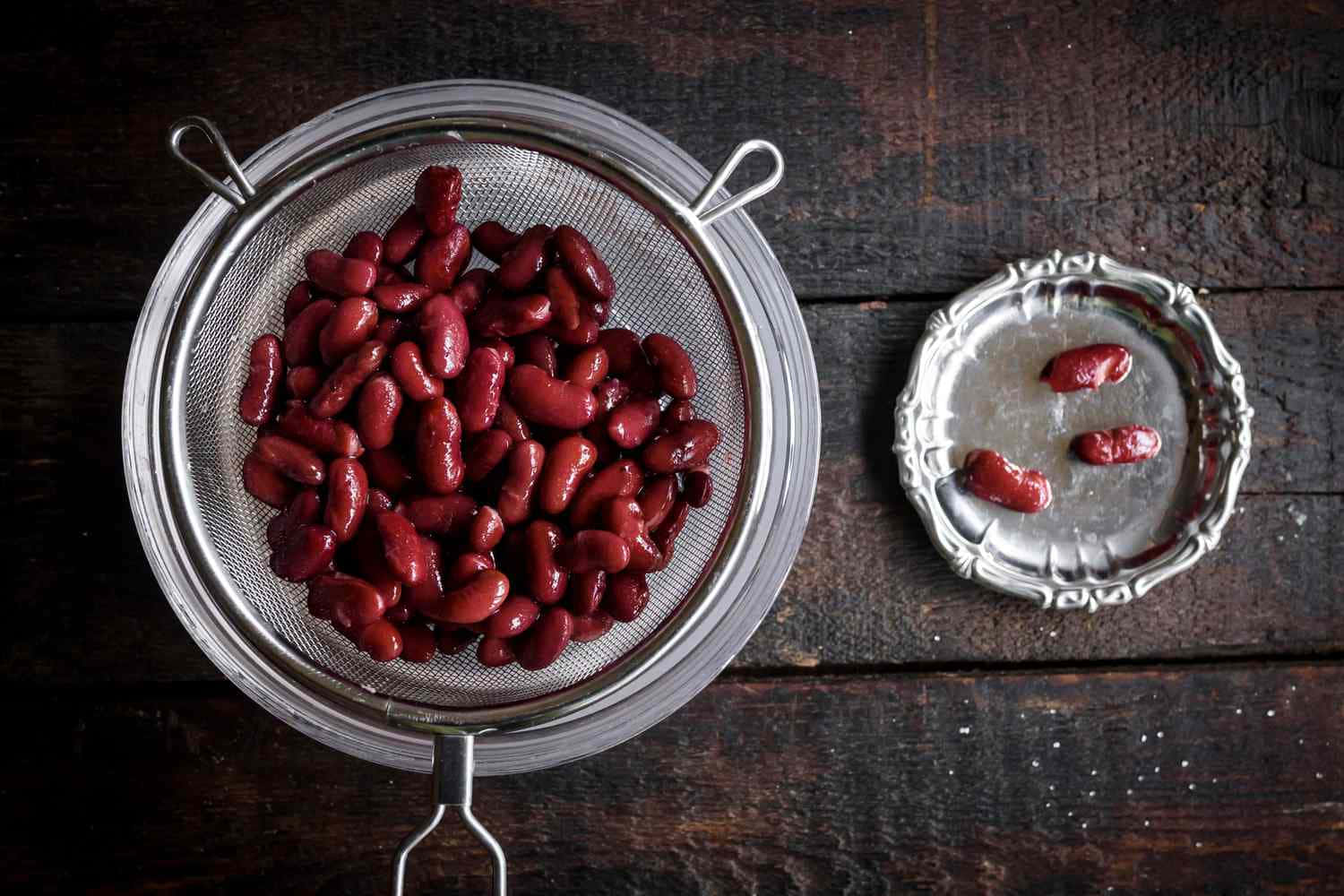 A Plate Of Savory Red Beans Wallpaper