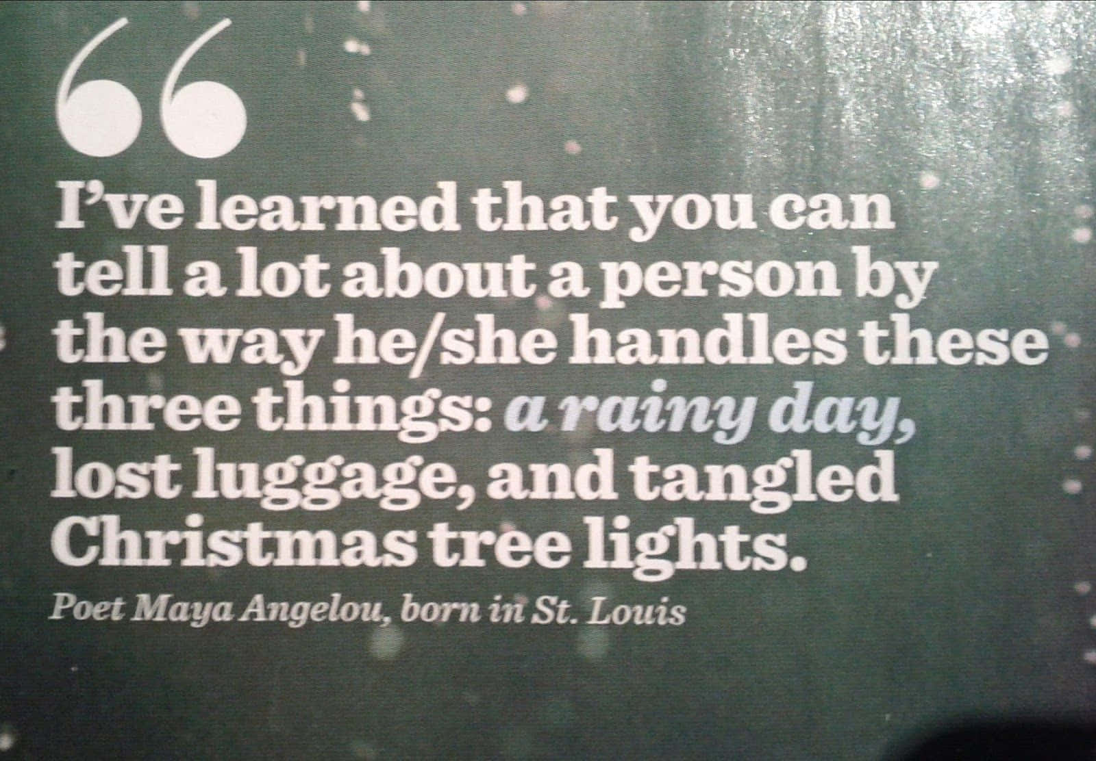 A Quote About A Person By A Man With A Suitcase Wallpaper