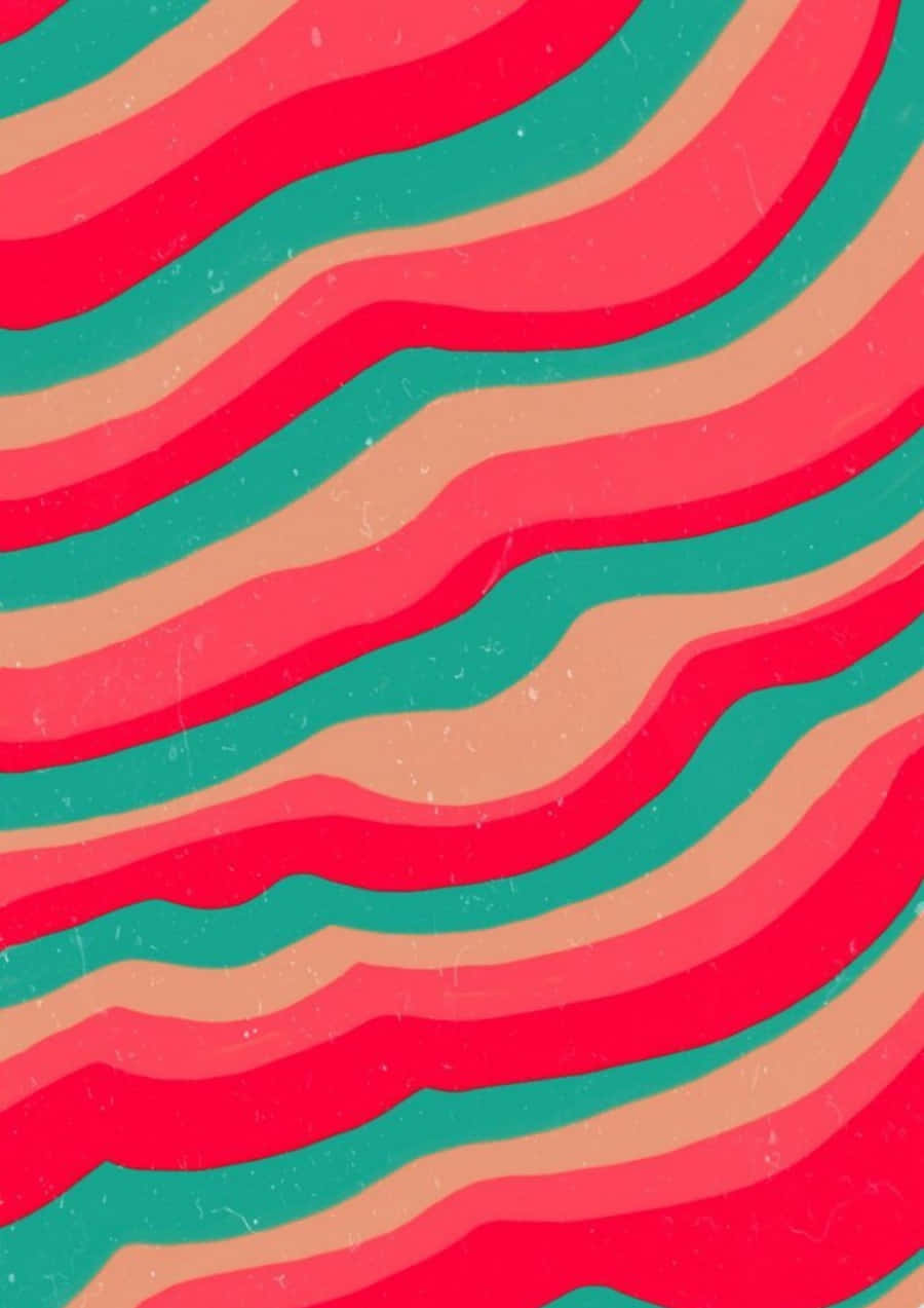 A Red, Green And Blue Striped Background Wallpaper