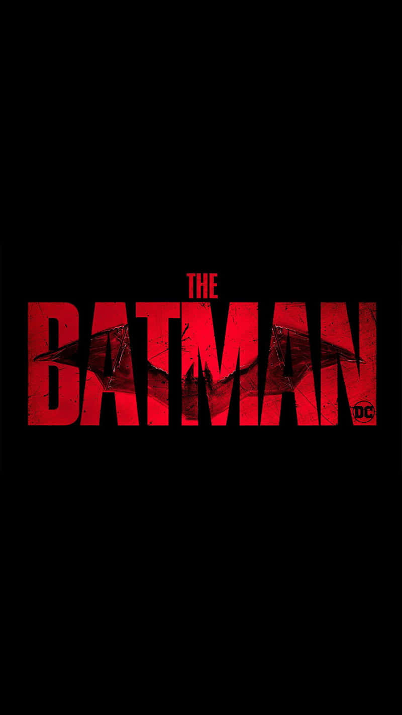 A Red Logo Of The Iconic Batman Character Wallpaper