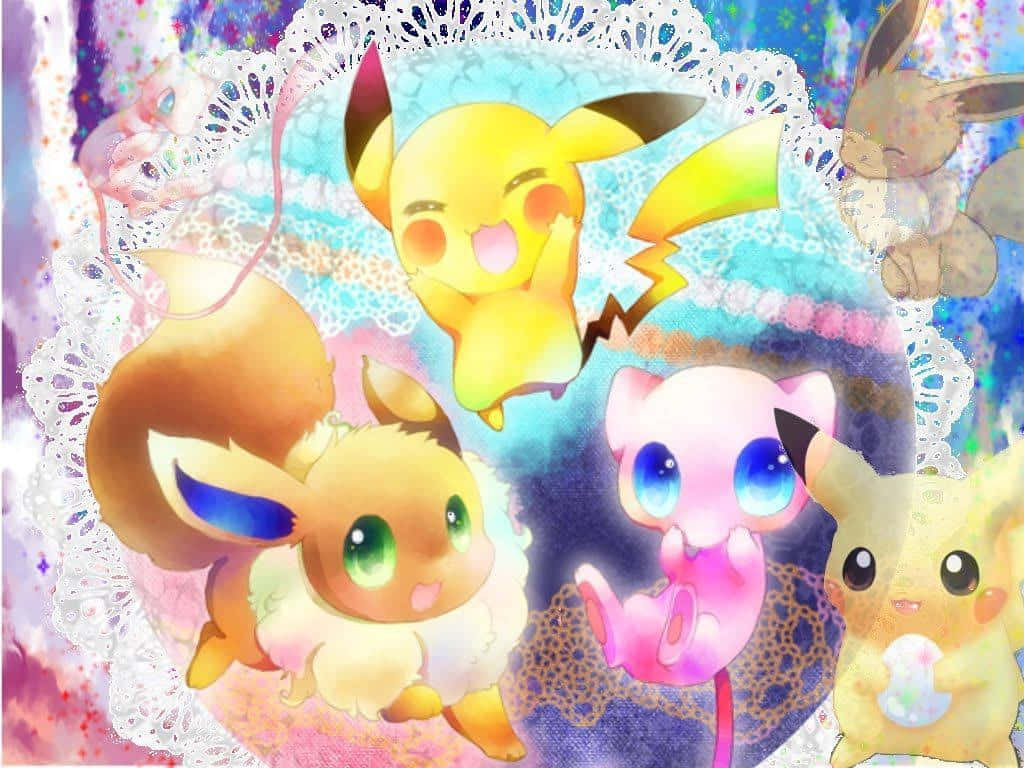 A Special Bond Between Pikachu And Eevee Wallpaper