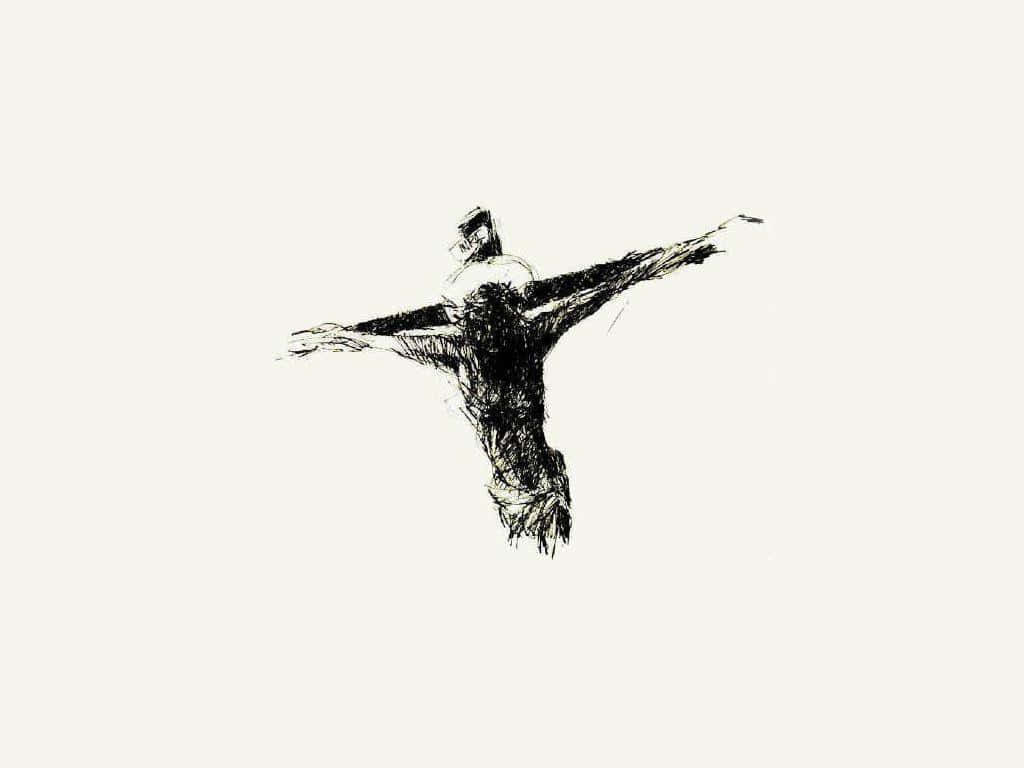 A Spiritual Cross Surrounded In A Peaceful Aesthetic Wallpaper