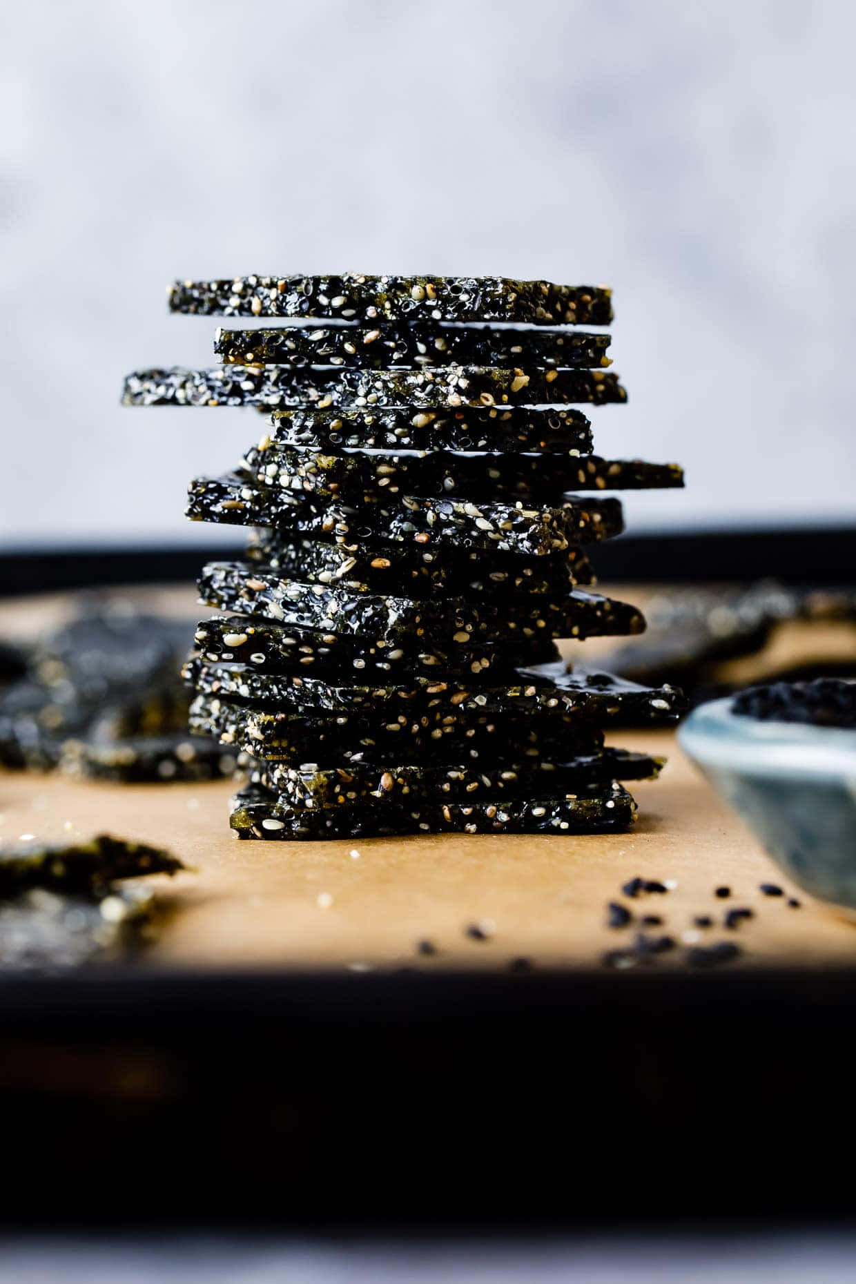 A Spoonful Of Black Sesame, A Powerful Superfood With A Plethora Of Health Benefits Wallpaper