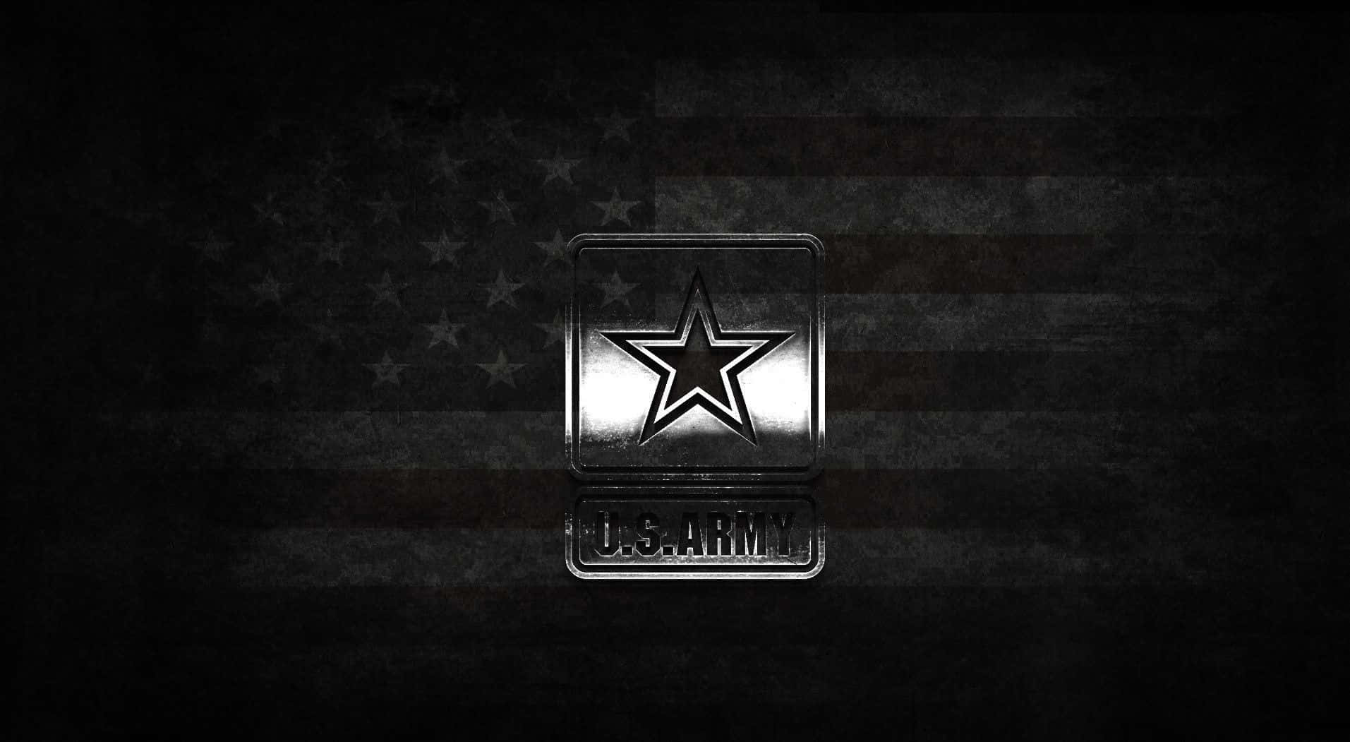 A Star On An American Flag Wallpaper