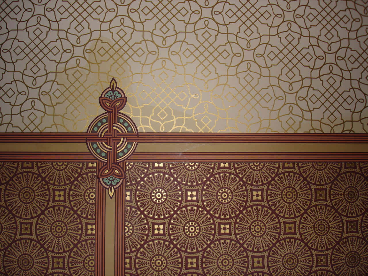 A Stunning Example Of Art Nouveau Style Wallpaper