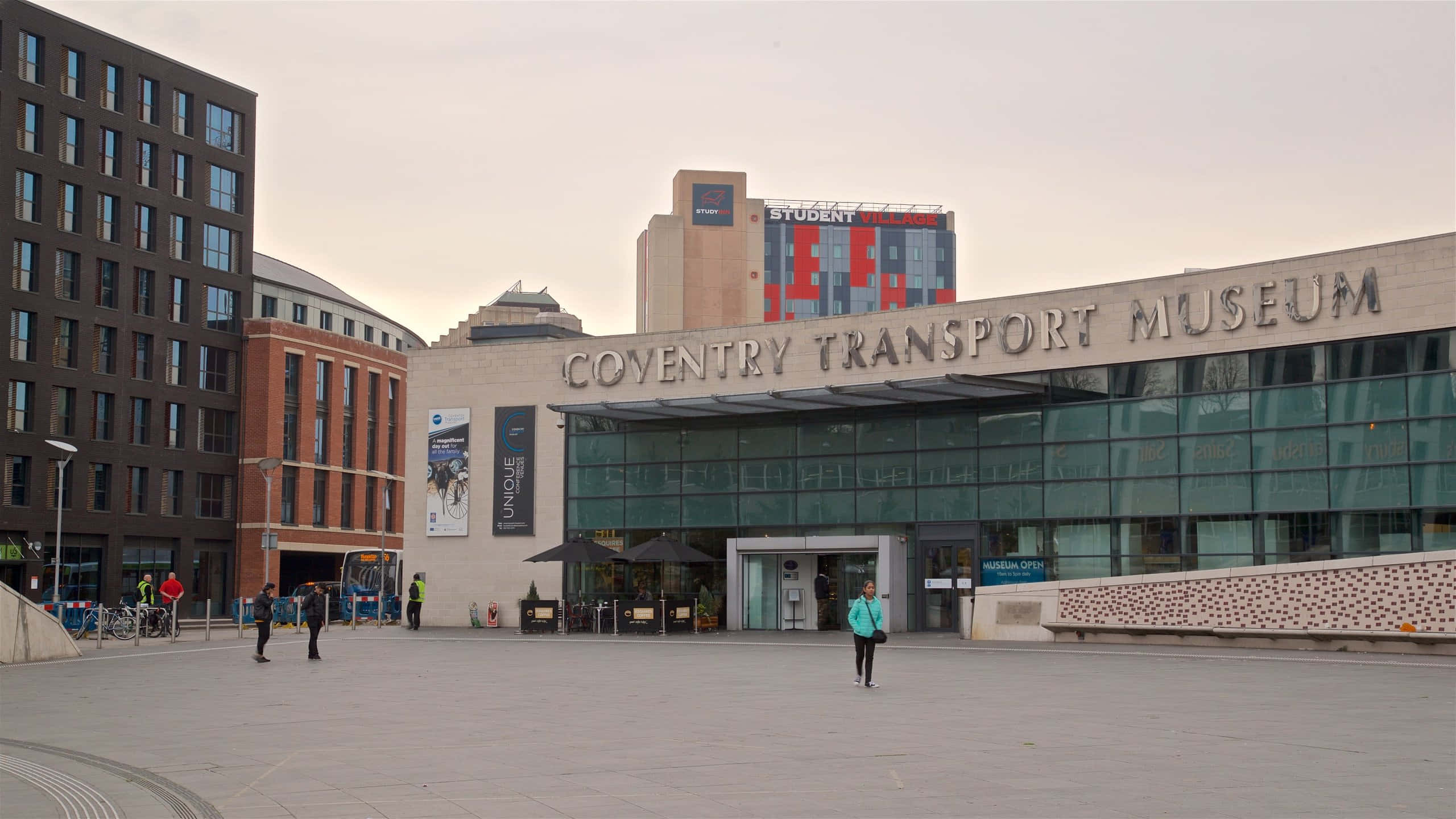 A Stunning Panoramic View Of The Coventry Skyline In The United Kingdom Wallpaper