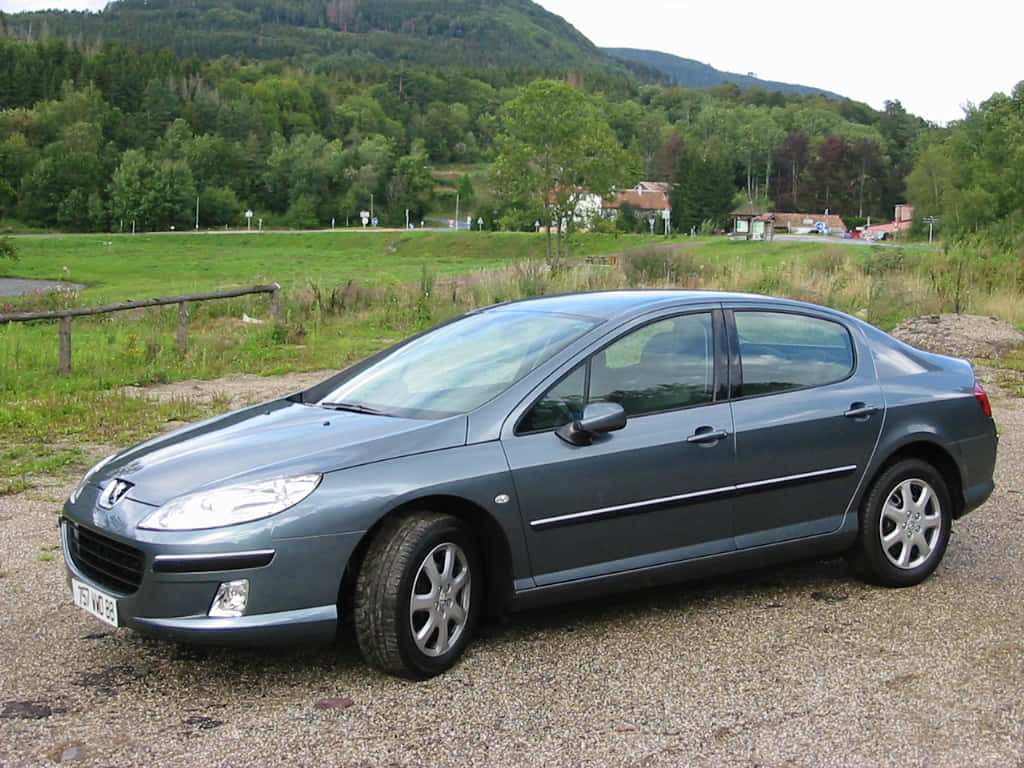 A Stunning Peugeot 407 In Action Wallpaper