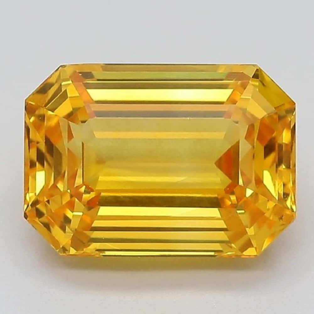 A Stunning Yellow Sapphire Gemstone Wallpaper