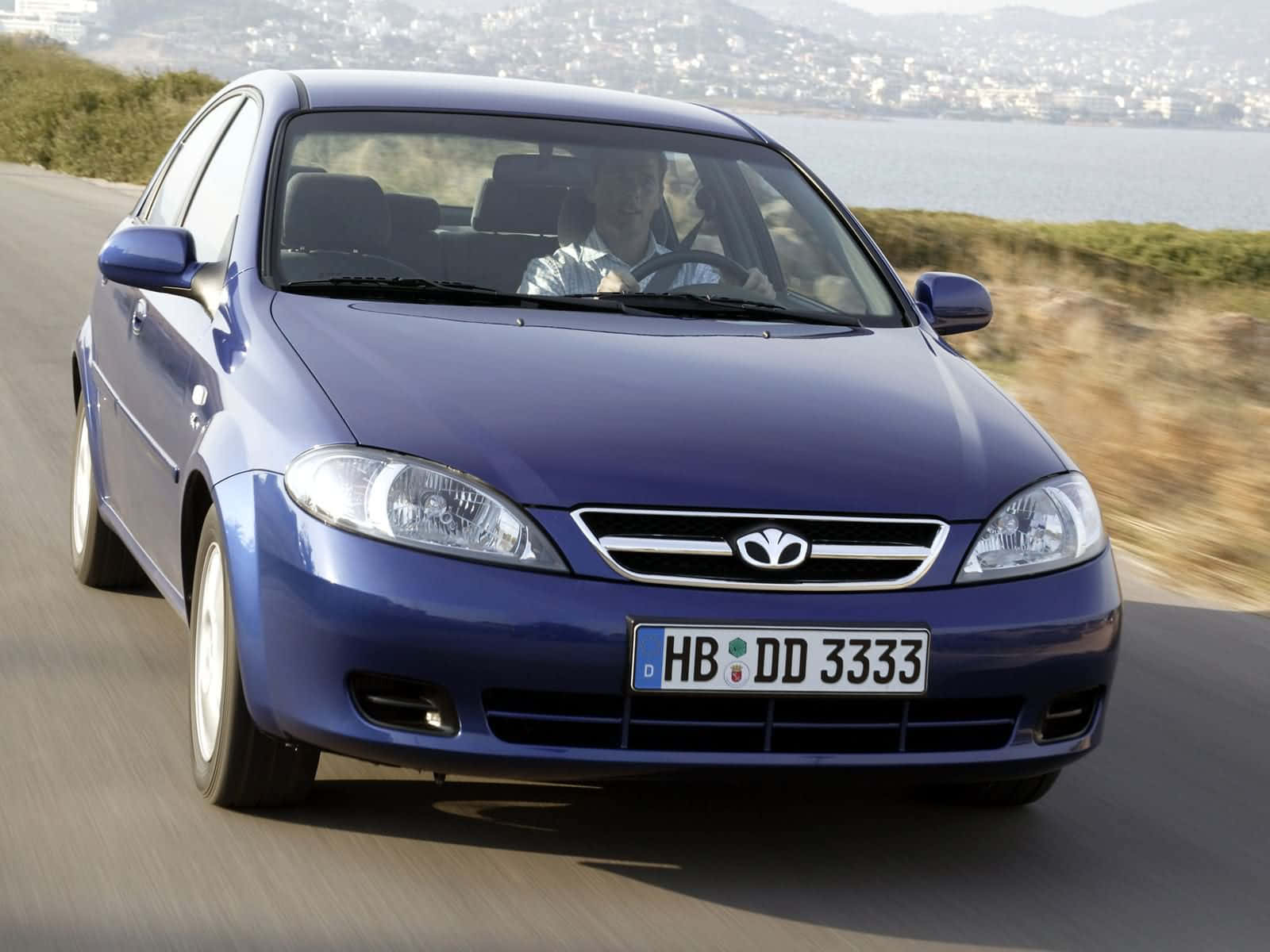 A Stylish Daewoo Lacetti Cruising The Road Wallpaper