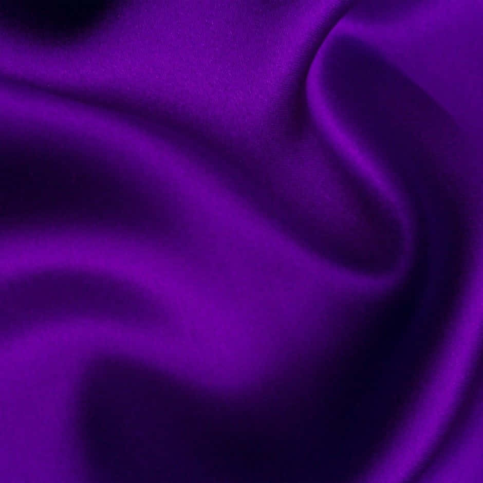 A Sumptuous And Luxurious Purple Satin Fabric. Wallpaper