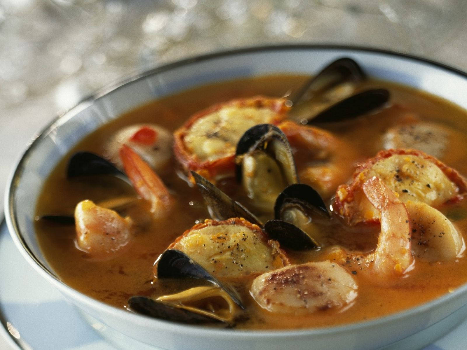 A Sumptuous Plate Of French Bouillabaisse Wallpaper