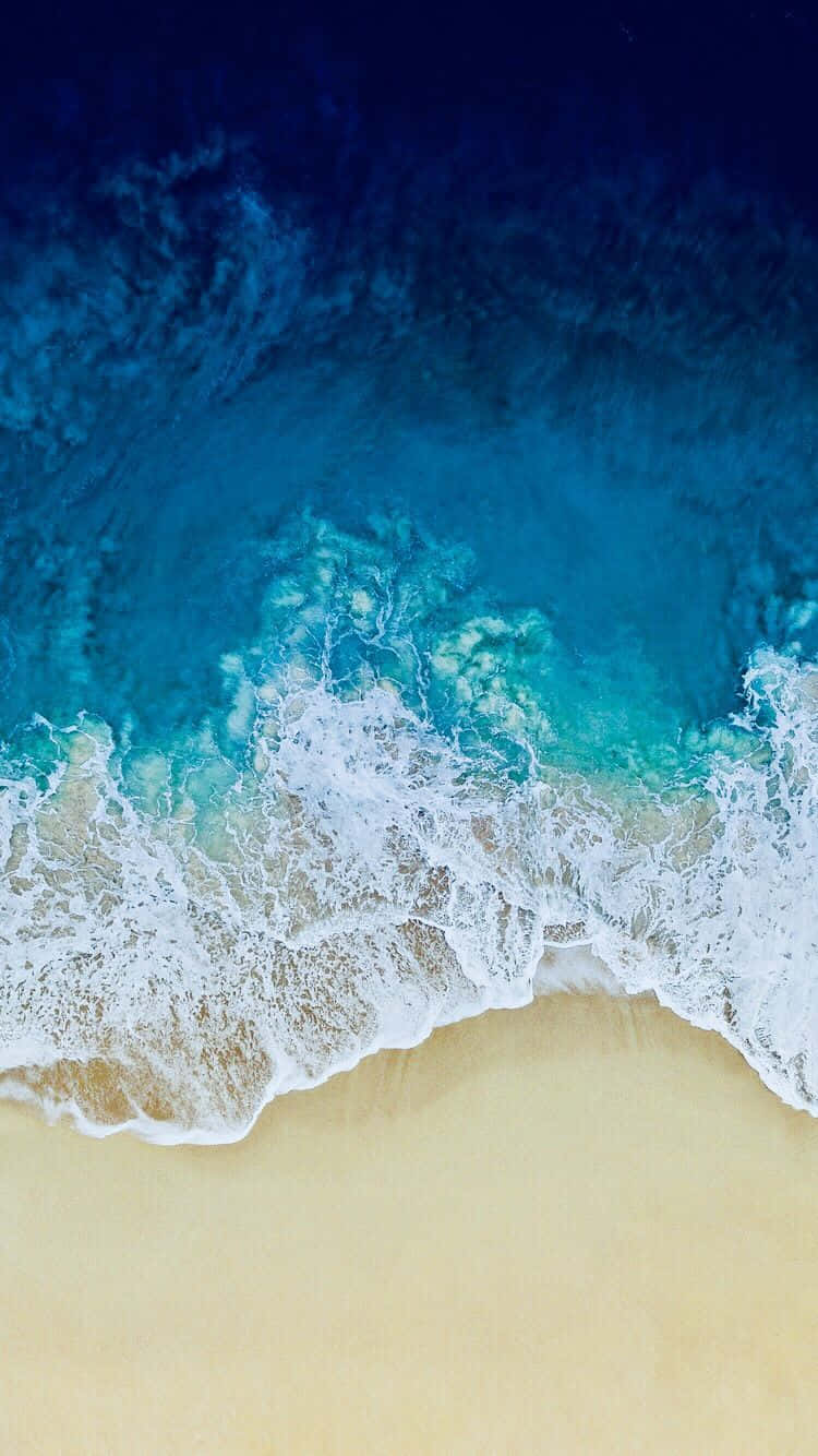 A Sunny Day On Ios Beach Wallpaper